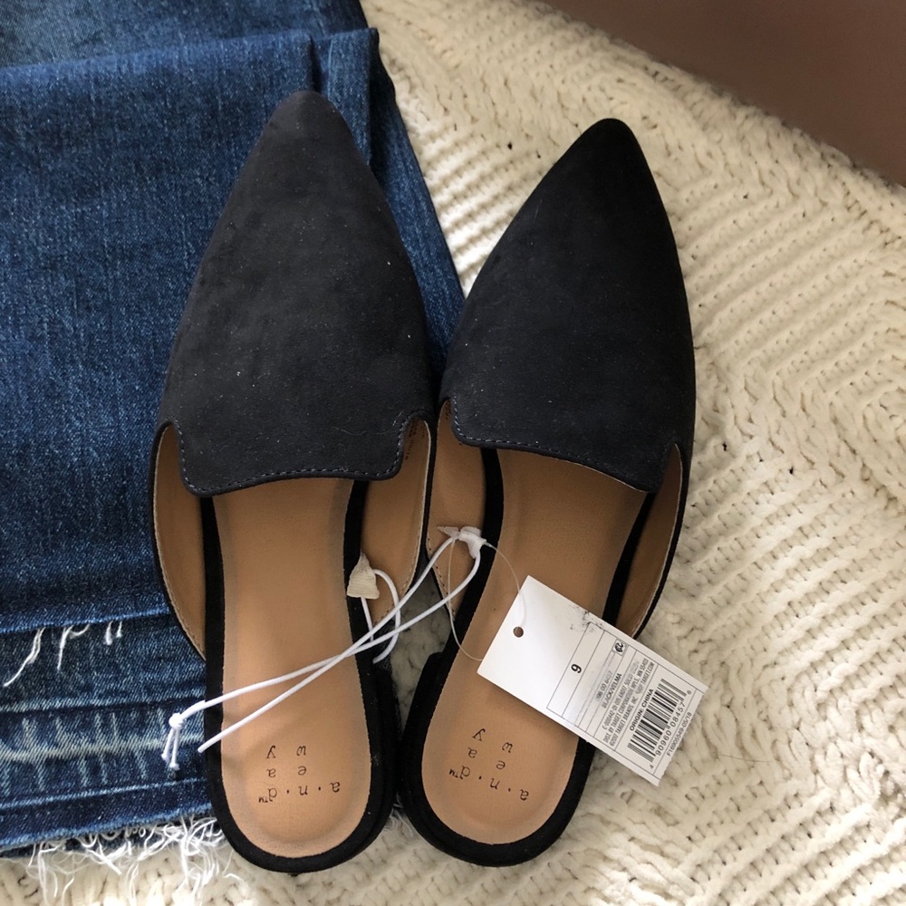 🔥NWT🔥 A New Day Black Mules - Picture 2 of 4